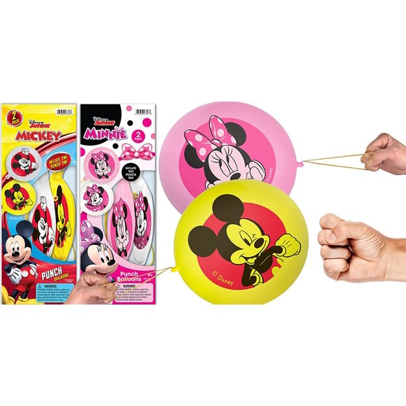 Set de 2 Globos de Mickey y Minnie Surt/2 8a+