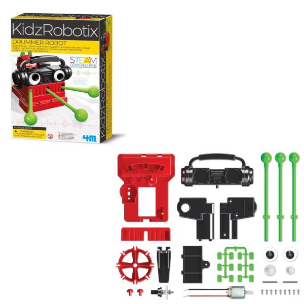 Robot Bateria Chatarrero Armable Kidzroboix 5a+