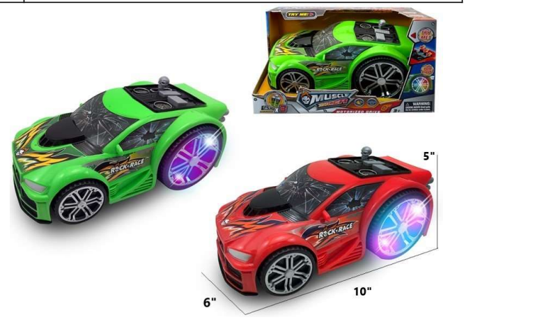 Carro Muscle Racer con Luces y Sonidos Surt/2 3a+