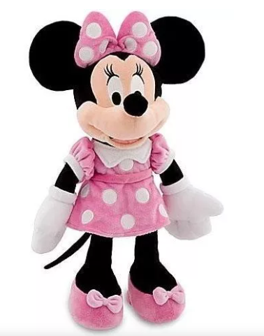 Peluche Disney Minnie Vestido Rosado 16" 3a+