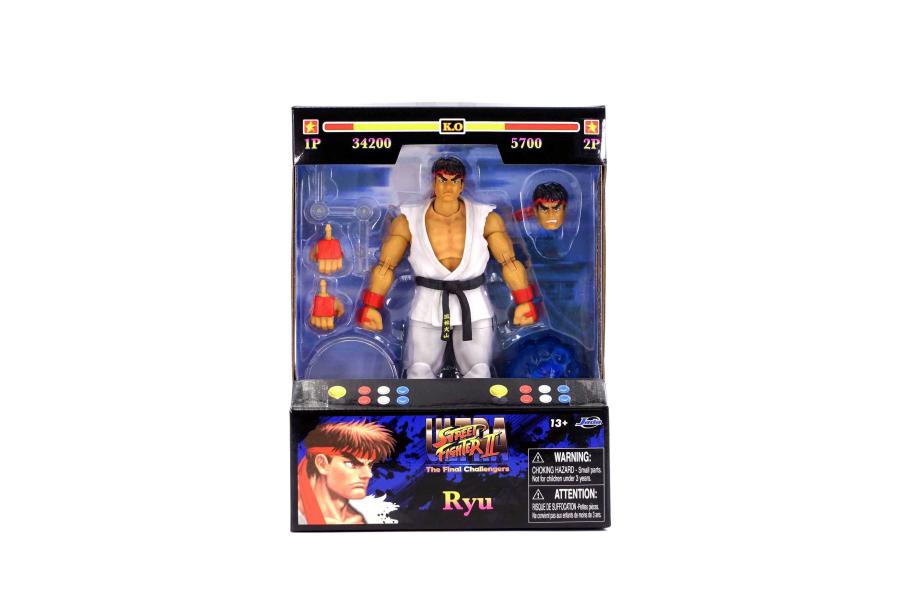 Figura Street Fighters II Ryu 13a+ Blanco