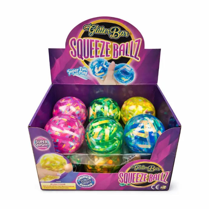 Bola Brillante de Apretar Displ/12 Surt/3 3a+