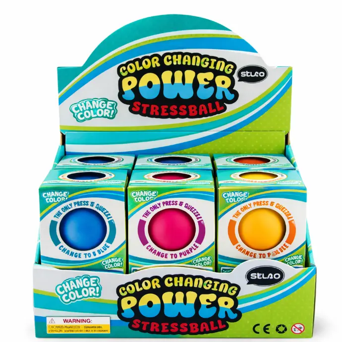 Bola de Apretar Cambia de Color Displ/12 Surt/4 3a+(449069)