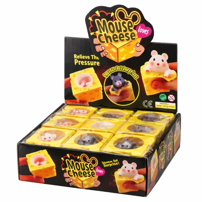 Ratón Oculto en el Queso de Apretar Displ/12 Surt/3 3a+  (449113 )