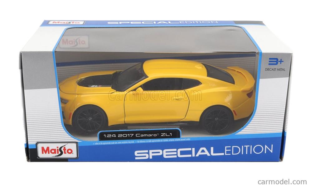 Carro Camaro® ZL1 Amarillo Metálico 2017 Esc:1:24 3a+ (067986)