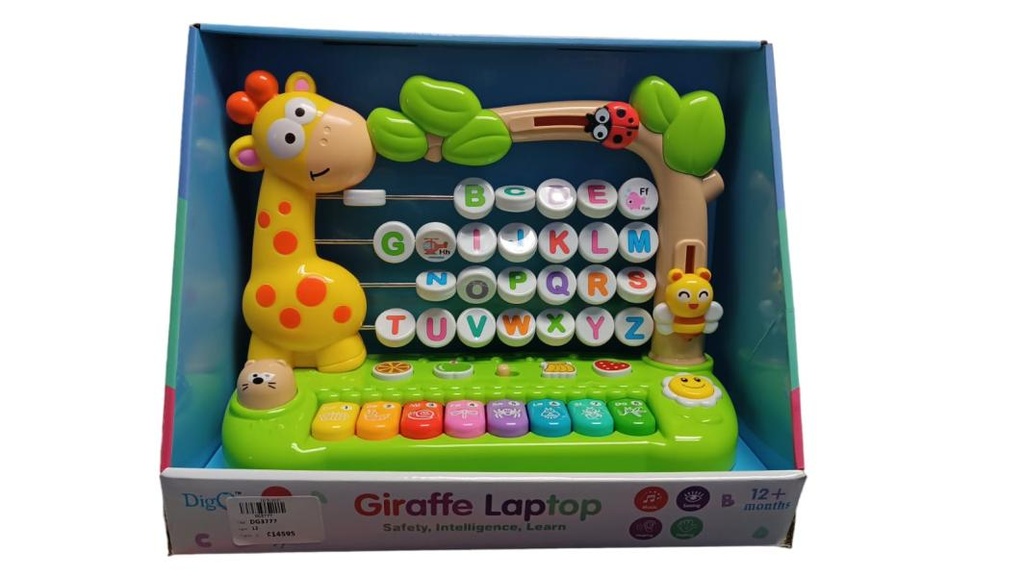 Jirafa Alfabetica Aprendizaje Bilingûe 12m+