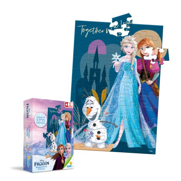 Rompecabezas Disney Frozen 55Pzs 5a+