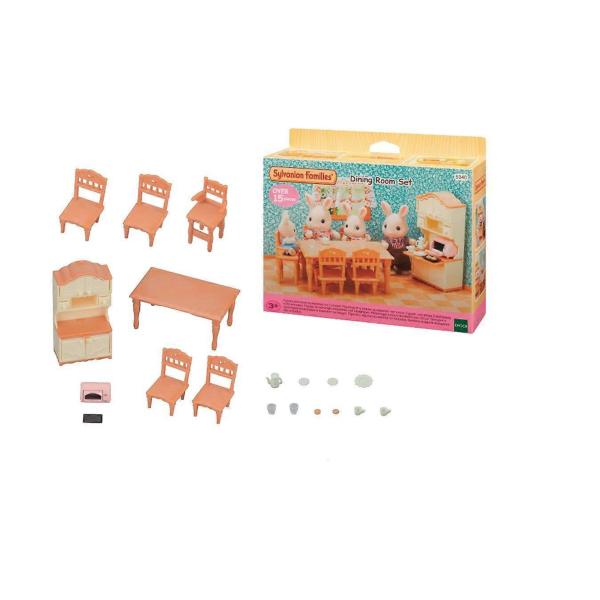 Familias Sylvanian Set de Juego de Comedor 3a+