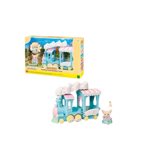 Familias Sylvanian Tren Arcoiris Nube Flotante 3a+
