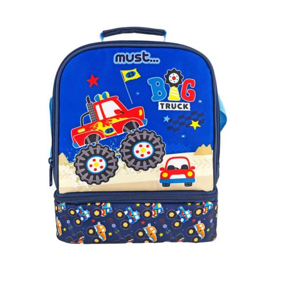 Lonchera Must Yummy 22X16X28 cm Big Truck Isotérmica.