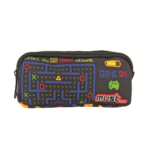 Cartuchera Must Energy 21X6X9 cm 2 Zippers High Score 3a+