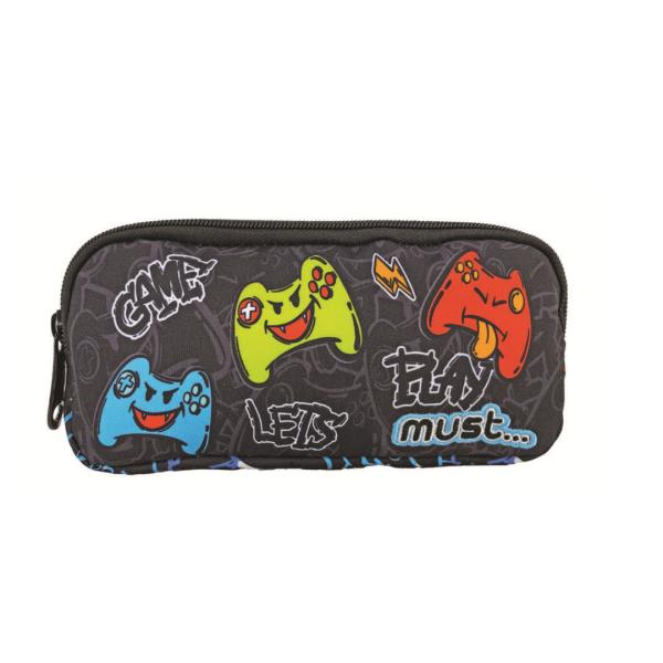 Cartuchera Must Energy 21X6X9 cm 2 Zippers Let'S Play