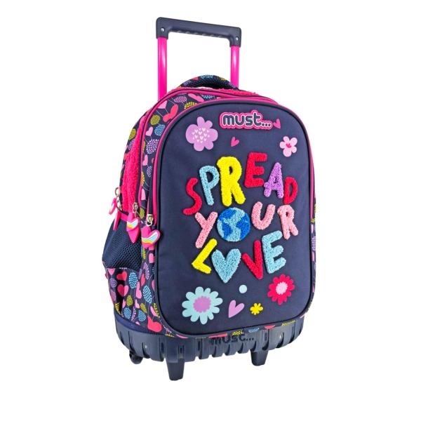 Salveque con Rodines Must 34X20X44 cm 3 Compart Difunde Tu Amor