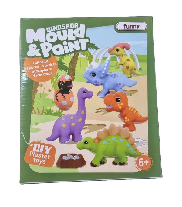 Figuras de Dinosaurios 3D Moldea y Pinta 6a+(449960)