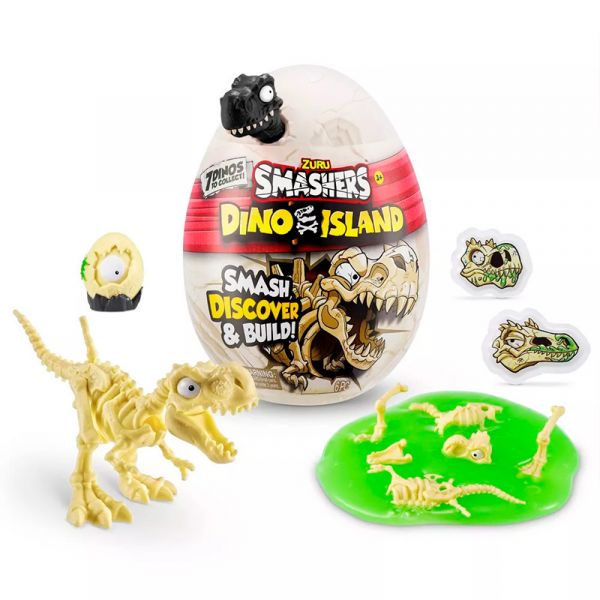 Smashers Mini Huevo Dino Island Disp/8 Surt/3 3a+
