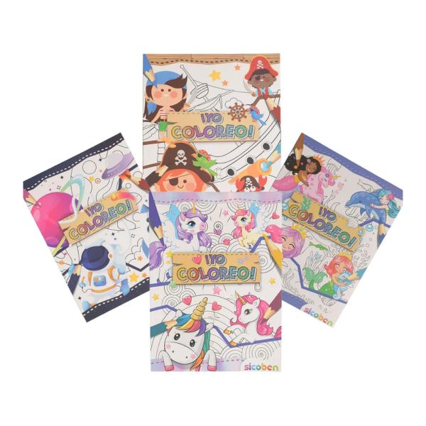 Libros Colección Yo Coloreo Surt/4 3a+