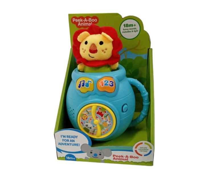 León Sorpresa Peek-A-Boo c/Luz y Sonidos 18m+ (450331)