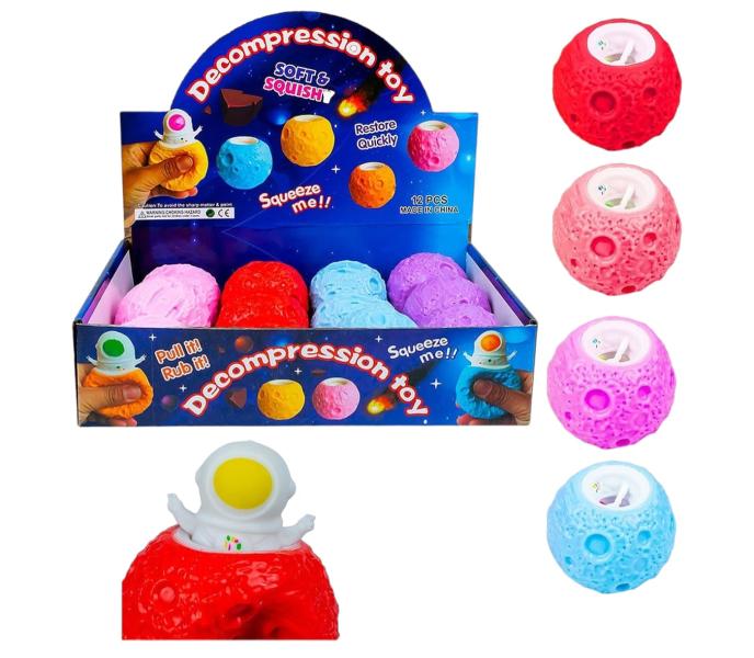 Bola c/Astronauta de Apretar Display 12 3a+