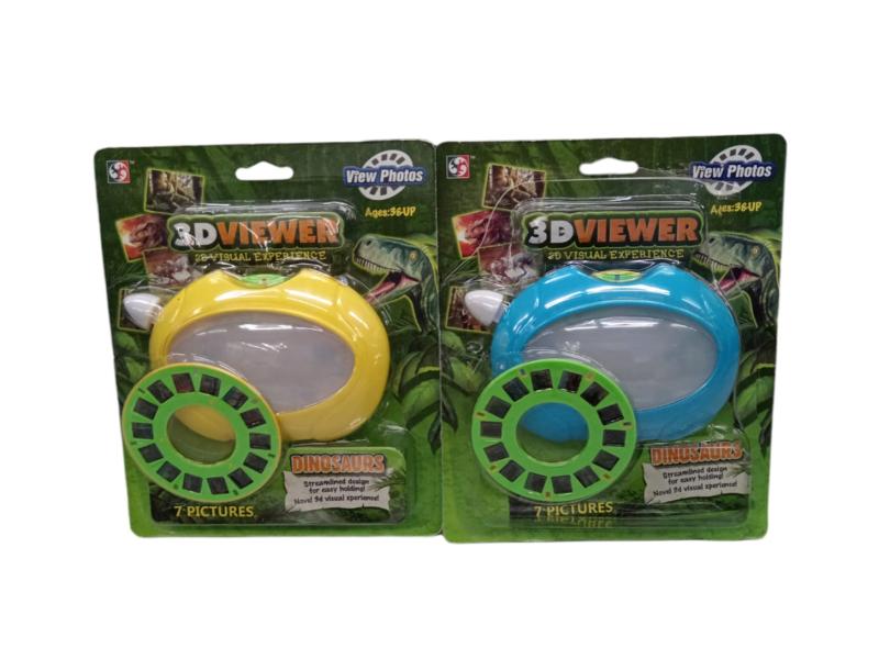 Visor de Animales en 3D Dinosaurios Surt/2 4a+