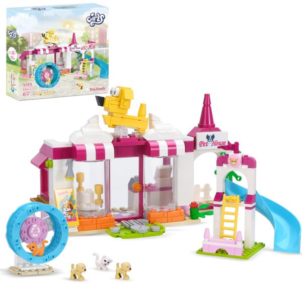 Casa de Mascotas Armable 244Pzs 6a+