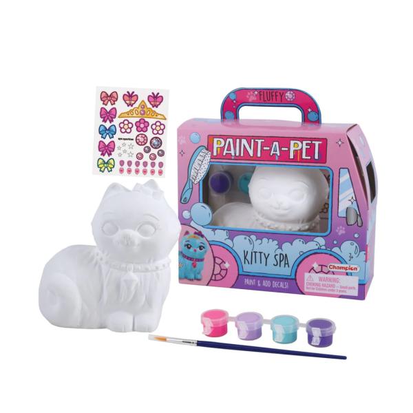 Gato de Yeso para Pintar con Stickers Kitty Spa 3a+