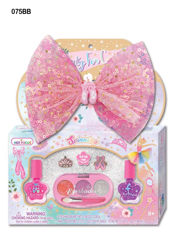 Set de Cosméticos con Prensa de Pelo de Bailarina 8a+