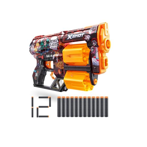 Lanzador de Dardos de Espuma X-Shot Dread Skins Demon Slayer 8a+