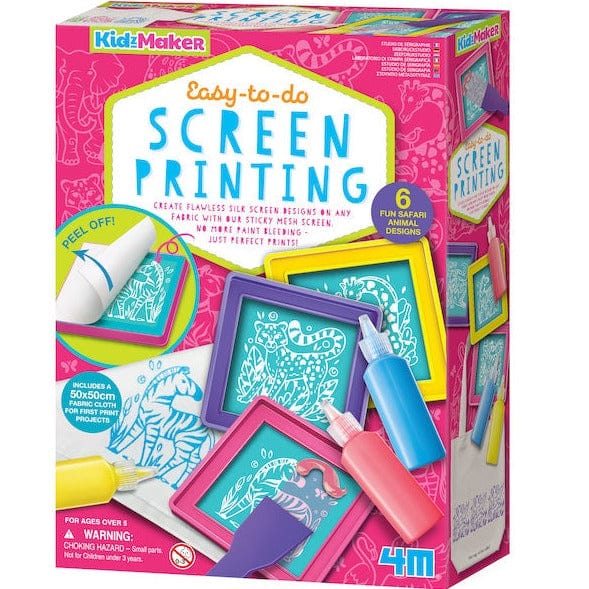 Kidz Maker Crea Diseños de Serigrafía en Cualquier Tela 5a+