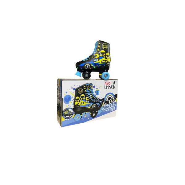 Patines de 4 Ruedas Luminosos de Carreras Talla#30