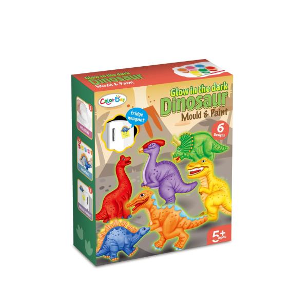 Moldes Para Hacer Figuras De Yeso De Dinosaurios 5A+ (455466)