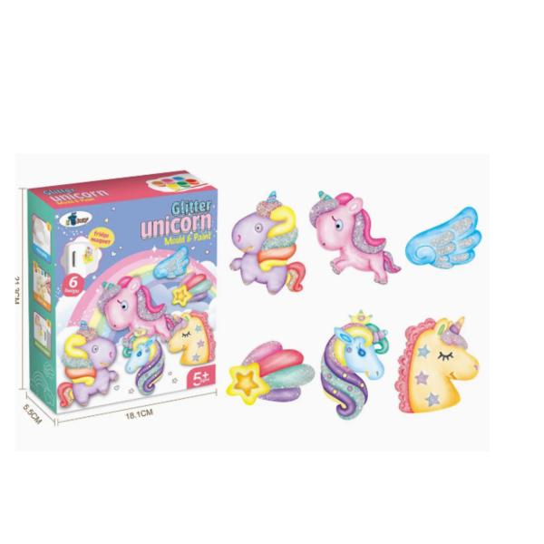Moldes Para Hacer Figuras De Yeso De Unicornios Para Colorear 5A+(455480)