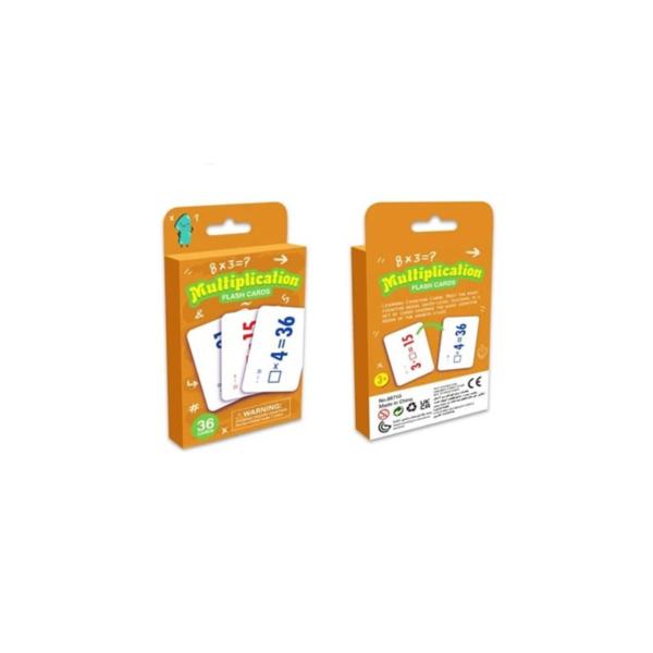 Juego de Aprendizaje de la Multiplicación 36 Cartas 3a+