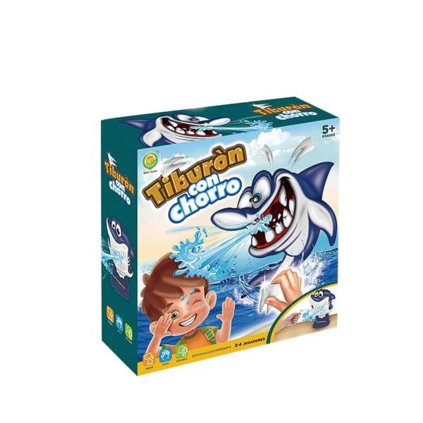 Juego de Mesa Tiburón con Chorro de Agua 5a+