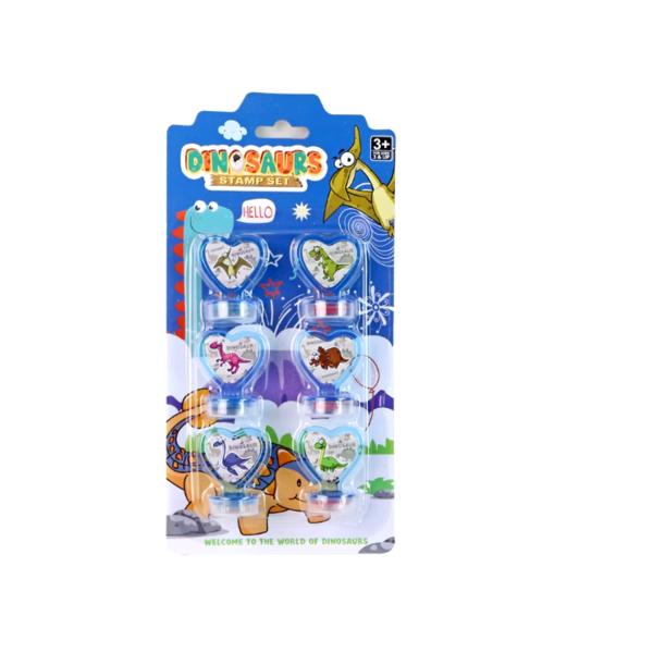 Set de 6 Sellos de Dinosaurios Displ/24 3a+ (456814)