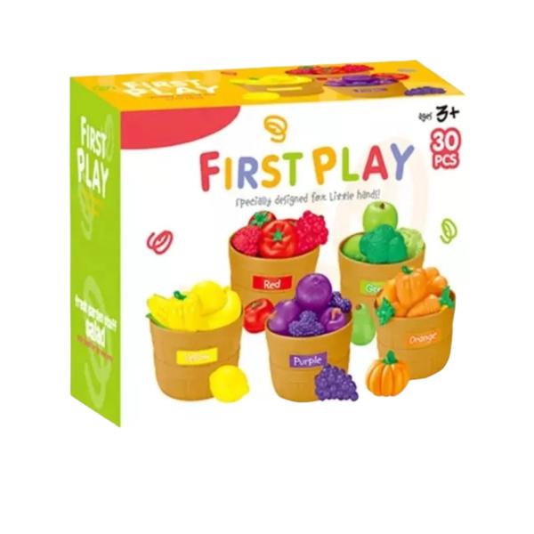 Set de Frutas y Vegetales para Aprender Colores 3a+