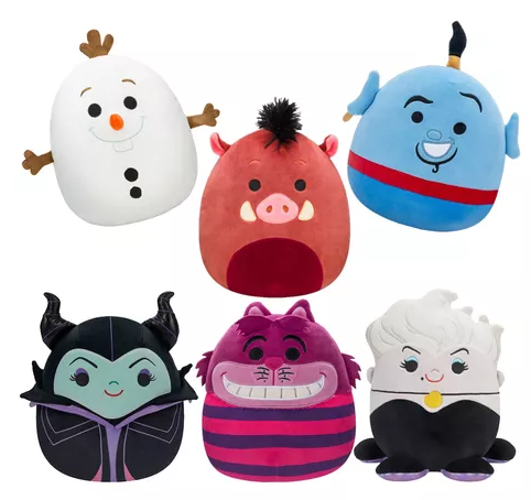 Peluches Squishmallows 8 Personajes Disney Surt/6 3a+