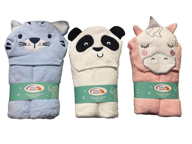 Toallas con Capucha Surt/3 75 x 75 cm