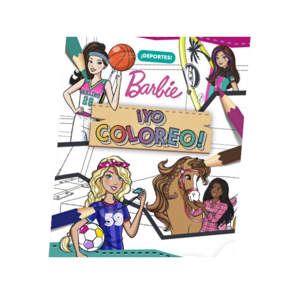 Libro Yo Coloreo de Barbie Profesiones y Hot Wheels Surt/2