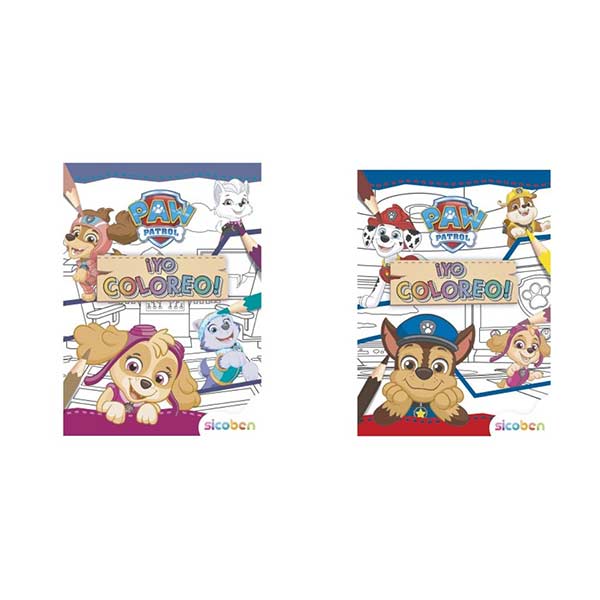 Libro para Colorear de Paw Patrol Surt/2
