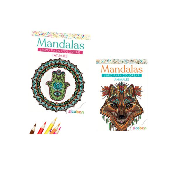 Libro para Colorear Mandalas Surt/2