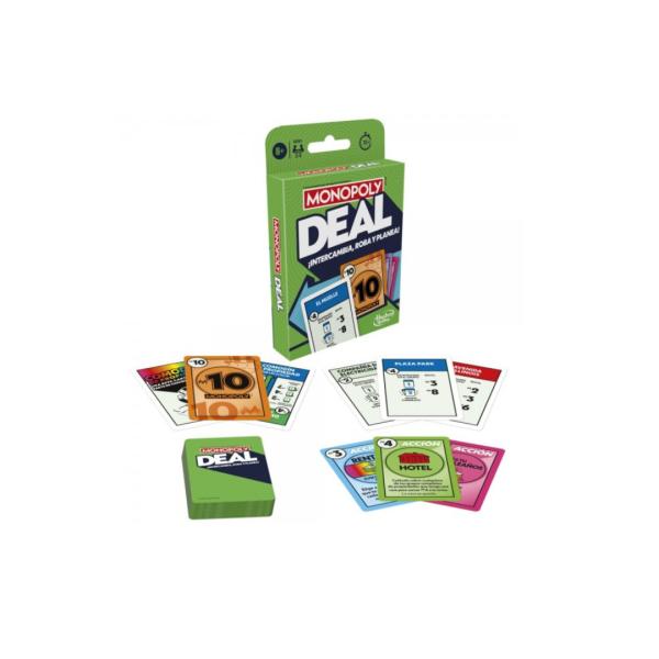 Hasbro Games - Juego de Mesa Monopoly Deal 8a+