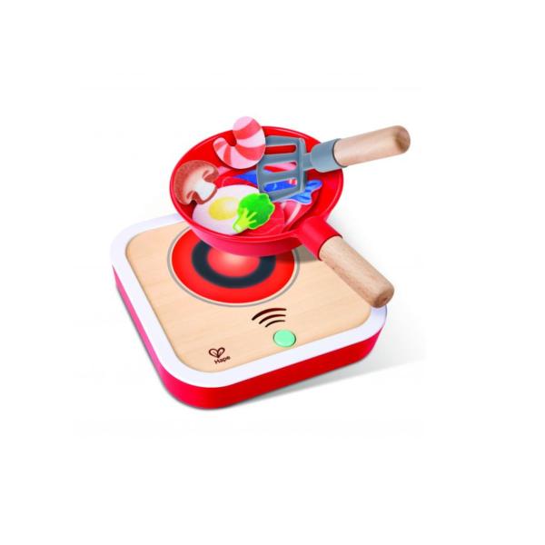 Cocina de Madera con Juguetes de Madera 10Pzs 3a+