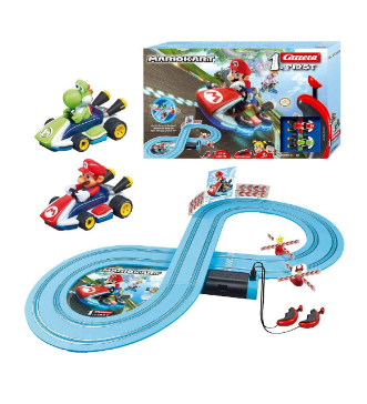 Pista de Carreras de Mario Kart 2 Vehiculos Mario & Yoshi 3a+