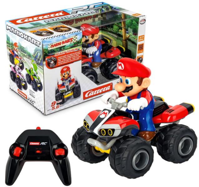 Vehiculo Cuadraciclo R/C de Mario Kart Mario Bros 6a+ (370200996)