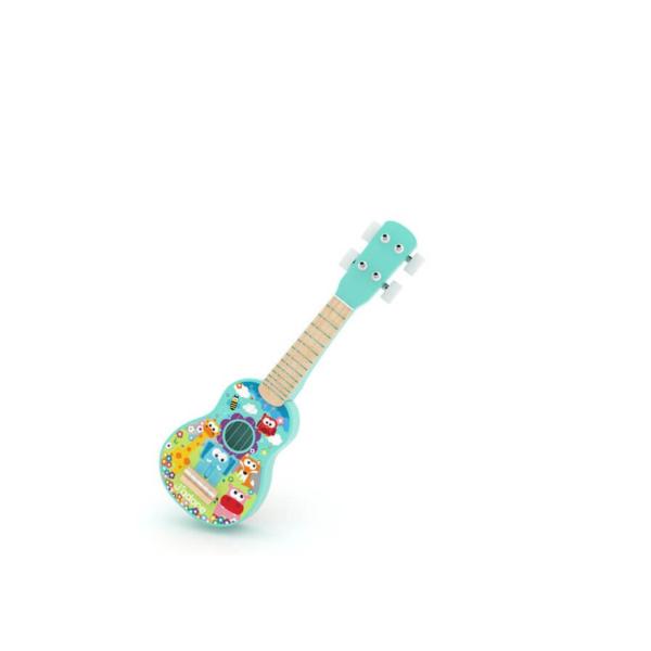 Ukelele de Madera de Animales de la Selva 3a+