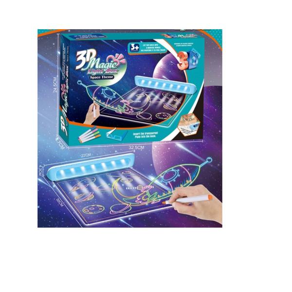 Pizarra Para Dibujar Con Luz Del Spacio 6A+