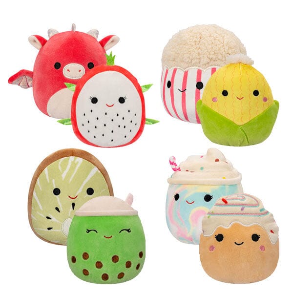 Peluche Squishmallows Doble Personaje Surt/4 3a+ Reversibles