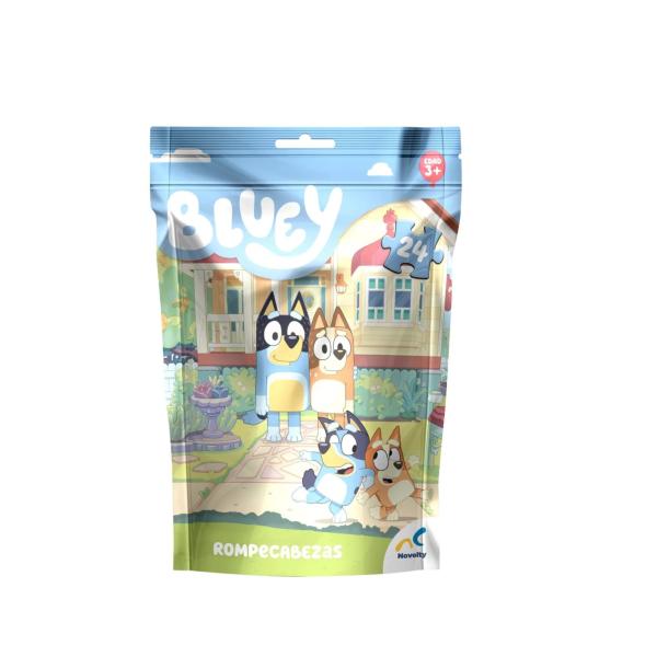 Rompecabezas en Bolsa de Bluey 24Pzs 3a+