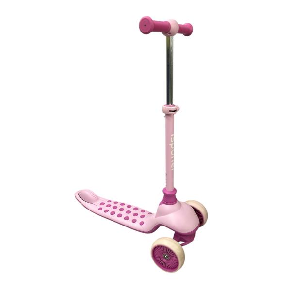 Scooter de 3 Ruedas Rosado con Luz 3a+ 50Kg Max