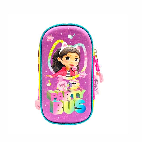 Cartuchera Doble Zipper de la Casa de Muñecas de Gabby´s